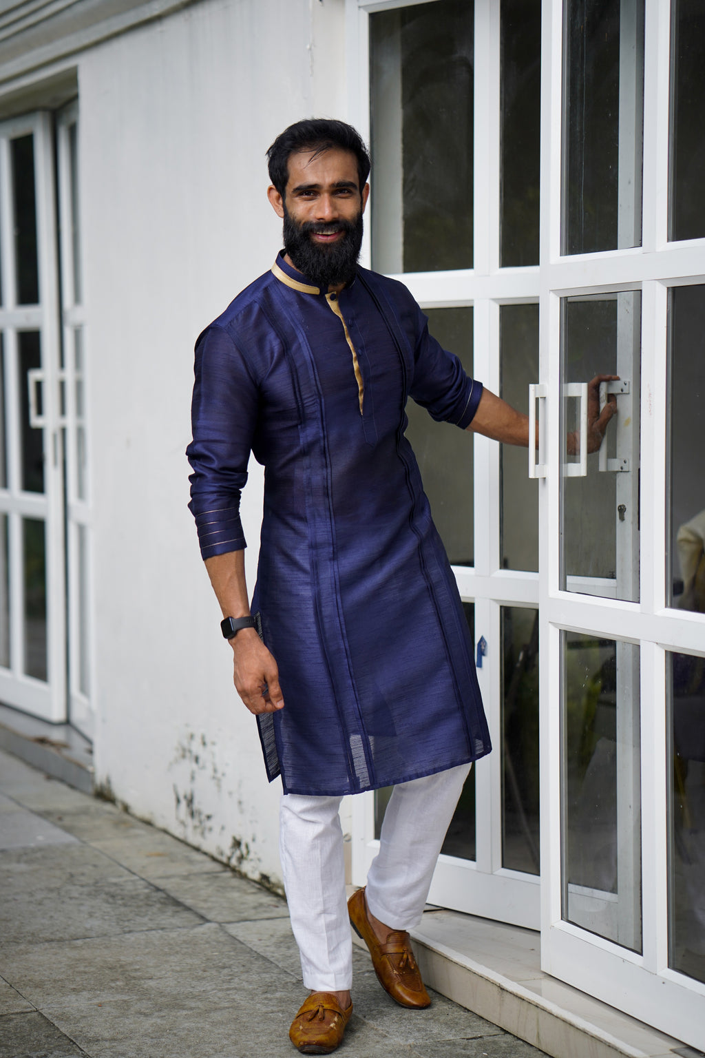 Buy Royal Traderss || Men's Premium Silk Dhoti Pant/peshawari/patiala (best  Combination Of Kurta Waistcoat Set) - Golden Online In India At Discounted  Prices